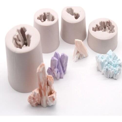 Iceberg shape silicone mold DIY fondant cake mold soft candy dry Pez mold Decoration mould