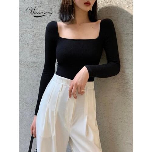 Женские однотонные футболки WARMSWAY China At AliExpress