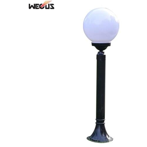 WECUS) European-style outdoor ball lawn lamp, courtyard lawn lamp, villa / community / road landscape street lamp
