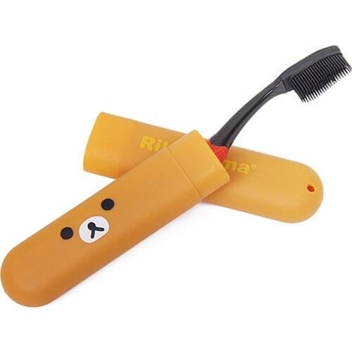 1pc Portable Travel Toothbrush Protect Box Health Tooth Brushes Protector Toothbrush Tube Cover Case Dustproof Wheat