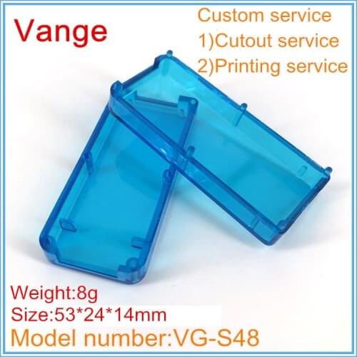 10pcs/lot four color available mold making IP54 ABS plastic enclosure case for USB charge 53*24*14mm