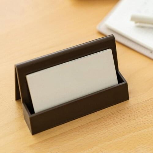 2PCS Creative Plastic Card Holders Note For Office Display Desk Business Holders Desk Accessories Stand Clip Memo Clip Holder