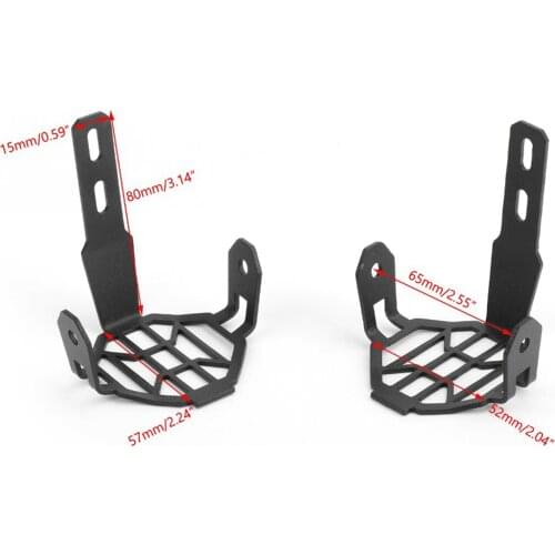 2x Motorcycle Fog Lights Foglights Lamp Cover for BMW R1200GS ADV F800GS