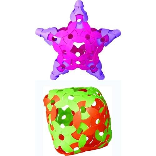 2021 DIY Creative Soft Building Blocks STEM Toys- Safe Interlocking Plastic Building Set for Toddlers,Learning Educational Toys