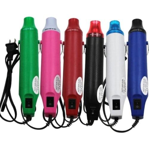 220V 300W Heat Gun Plug Industrial Electric Hot Air Gun Kit Professional Heatguns Shrink Plastic Wrap Blower Heater New