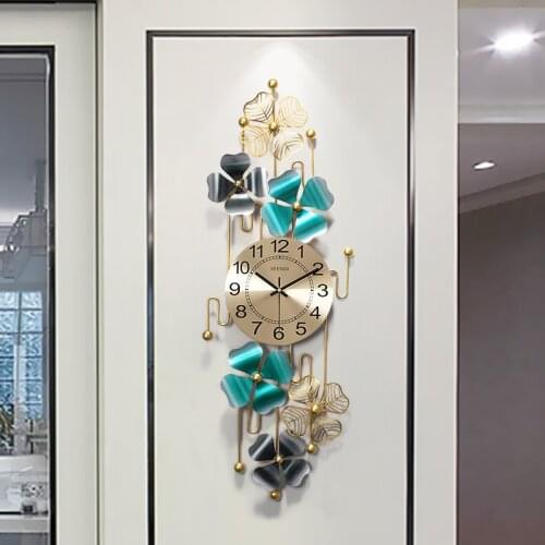 Mute Wall digital clock Metal wall clock Living room decoration wall stickers my melody 3D wall clock modern design Home decor