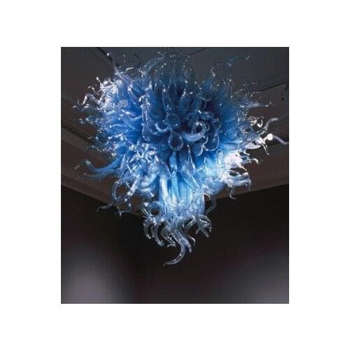 LR006-Wedding Home Decoration Heart Designer Style Hand Blown Murano Glass Crystal Ceiling Light