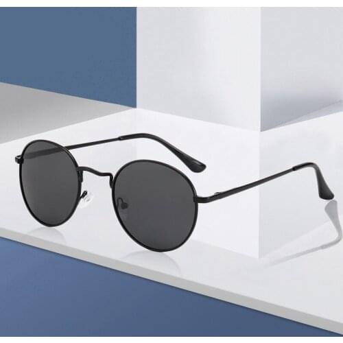 Classic Fashion Vintage Polarized Round Sunglasses Men Women Luxury Brand Designer Travel Driving Steampunk Sun Glasses Shades