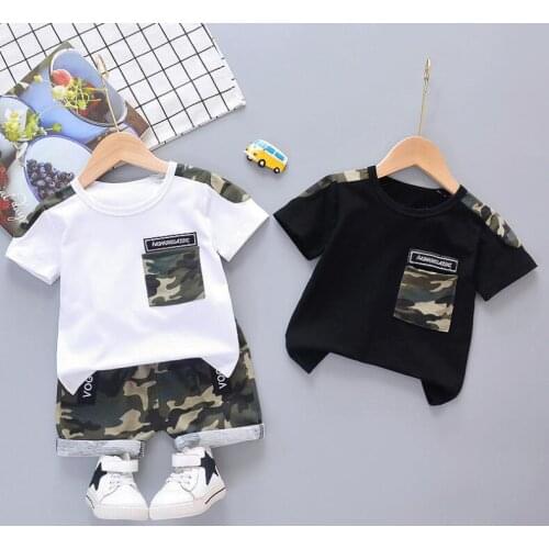 Baby Boy Clothes Set 2020 New Newborn Party Dress Summer Gentleman Birthday Suits Cotton Top+Shorts Infant Toddler Set