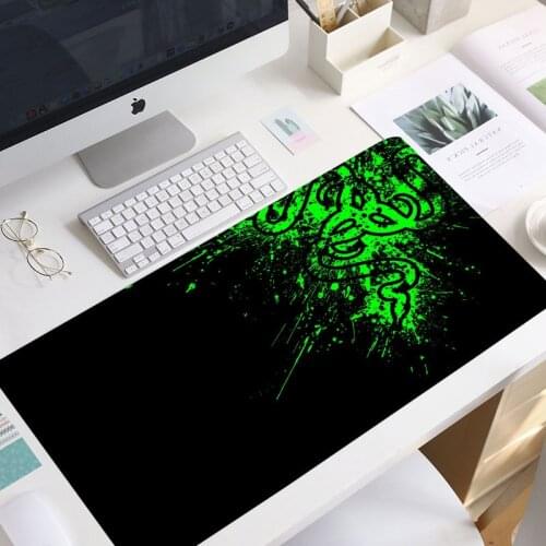 Razer Mouse Pad Gaming Mousepad Mat Gamer Mouse Pad Keyboard Desk Mat Table Carpet Mousepad 900x400mm laptop non-skid mouse pad