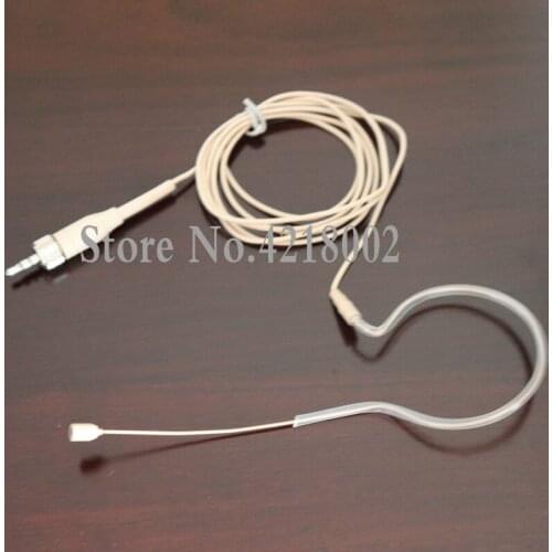 Skin Single Ear Hook Hanging Omnidirectional Headset Microphone For Sennheiser EW 100 300 500 G1 G2 G3 MKE2 Head Headworn Mic