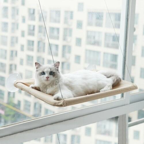 Cute Pet Hanging Beds Bearing 20kg Hammock Sunny Window Seat Mount Pet Comfortable Pet Bed For Cat Mat Shelf Seat Beds