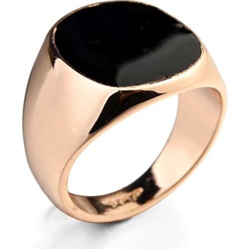 MOONROCY Gold Rings For Men