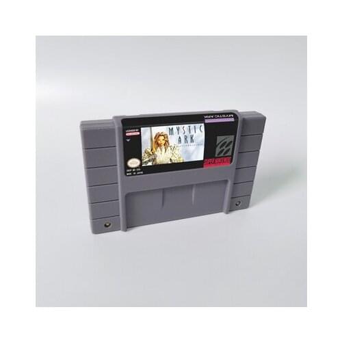 Mystic Ark - RPG Game Card US Version English Language Battery Save