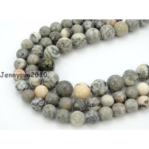 Natural Rose Ag-ate Gems Stone Round Beads 15.5'' Strand 4mm 6mm 8mm 10mm 12mm for Jewelry Making Crafts 5 Strands/Pack