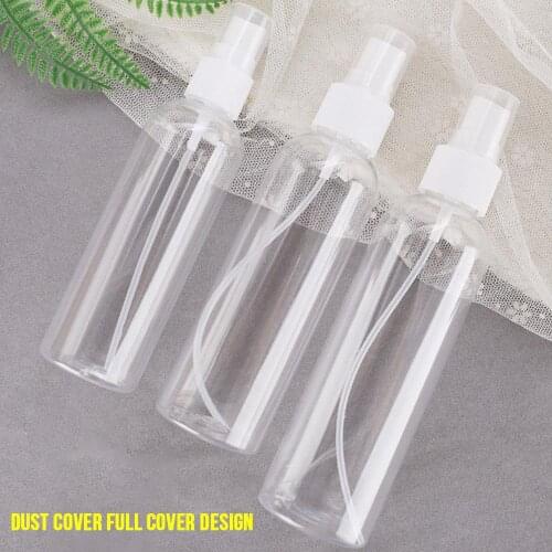 Alcohol Bottling Plastic Atomizer Perfume Bottle 10ml/50ml/100ml Transparent Portable Mini Protection Cosmetic Container
