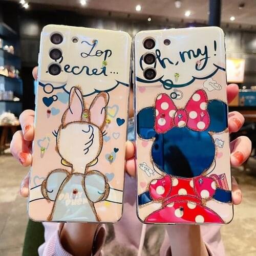 S20FE Korea Shiny Gems Oh my Phone Case For Samsung Note20 S10+ S21 S20PLUS Note20Ultra Full Cover Shell Body Protection
