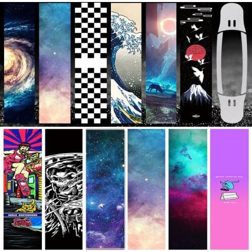 120*25cm Skateboarding Griptape Scooter Board Grip Tape Longboard Deck Sandpaper Sticker Cruiser Electric Skateboard Sandpaper