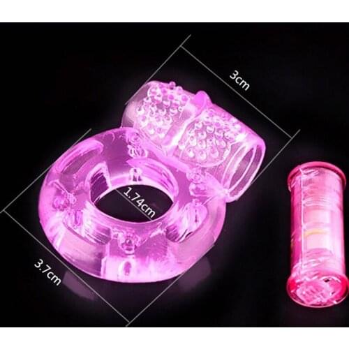 Vibrating Sex Products Delay Cocking Cage Ring Vibrator Delay Premature Ejaculation clitoris massager Lock Fine Adult products