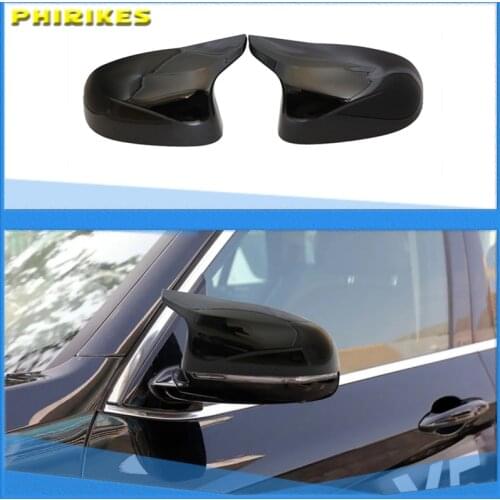 High Quality Painted Car for BMW F15 X5 2014-2018 M Style Rearview Mirror Cover Caps Glossy Black Replacement