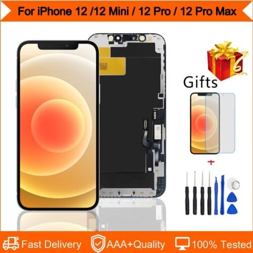JK Incell Pantalla Display For iPhone 12 Pro Incell LCD Display Touch Screen Digitizer Assembly No Dead Pixel Replacement Parts