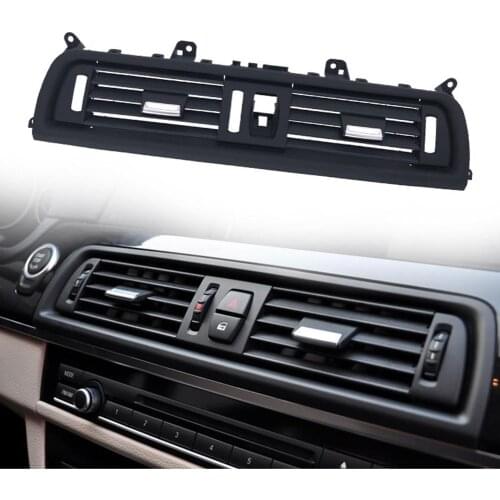 1Pcs Front Center Air Outlet Vent Dash Panel Grille Cover For BMW 5 Series F10 F18 523 525 535 Interior Mouldings Panel Grille