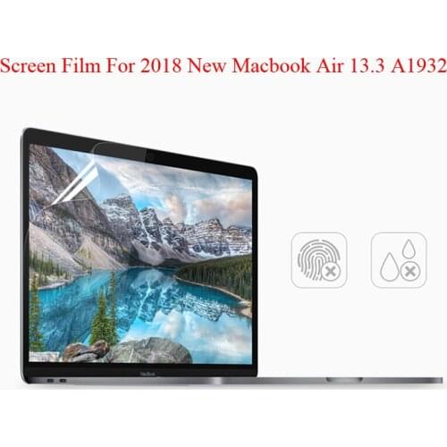 10pcs For 2018 Macbook Air 13 A1932 High Clear Screen Protector MacbookAir 13.3 Screen Film Guard Air13 13.3" Screen Protection
