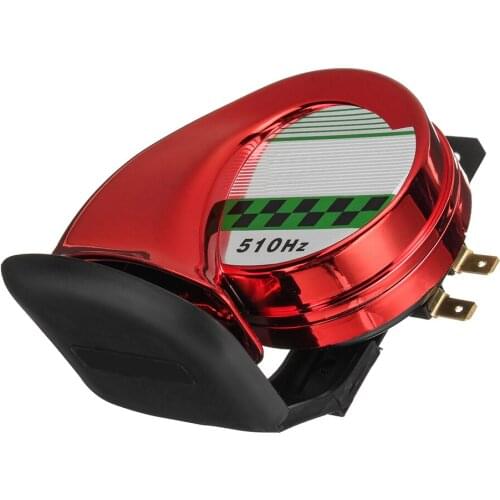 12V Waterproof Snail Air Motorcycle Horn Siren Loud 130dB For Truck Motorbike Car Accessories Car Styling