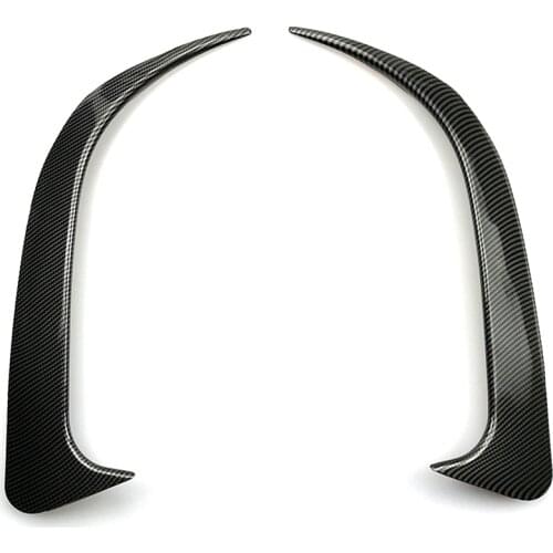 NEW-For Benz Cla W117 Cla45 Amg Carbon Fiber Look Rear Bumper Spoiler Air Vent Cover 2013-2018 2Pcs