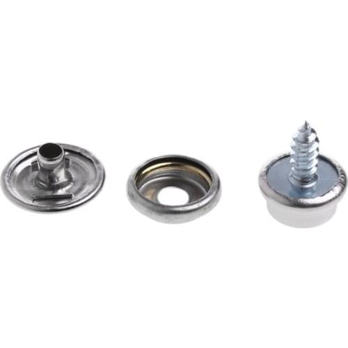 32 Pcs Stainless Steel Boat Marine Canvas Fabric Snap Cover Button Socket Kit Dropshipping