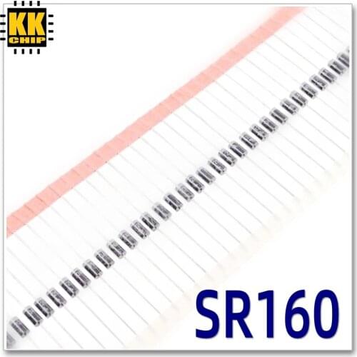 50pcs/lot SR160 Schilttky Diode 1A60V