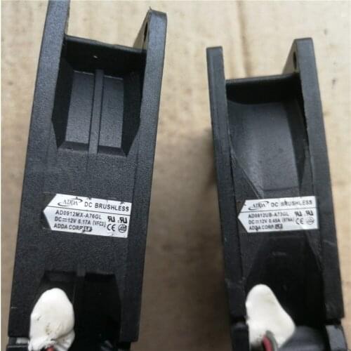 8cm and 9cm TWO FAN for ADDA AD0812UB-A73GL(9TNA) 8025 DC12V 0.45A 8cm and AD0912MX-A76GL(VFC3) 9025 12V 0.17A 9cm cooling fan