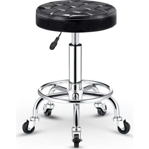 Bar stool hair chair swivel chair adjustable lift stool hydraulic swivel stool spa tattoo facial massage salon furniture