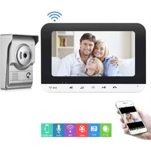 Wireless WiFi Smart IP Video Doorbell Video Record Indoor Bell Wifi Doorbell Wide Angle Camera Door Phone Support Remote Unlock