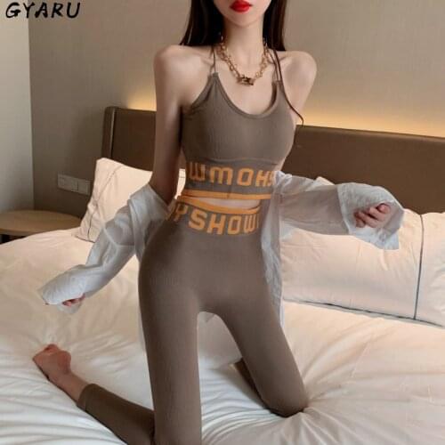 GYARU Seamless Yoga Set 2 Pcs Sports Suit Female Workout Clothes Sports Bra+High Waist Gym Shorts Running Women Sportwear