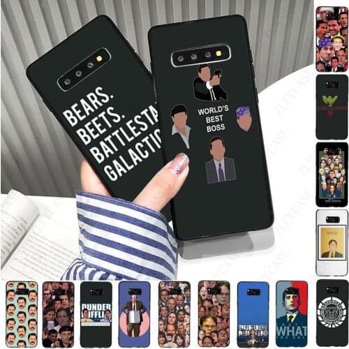 The office tv show What She Said Phone Case For samsung s10 s20fe s9 s30 s20ultra s21plus note8 9 note10plus note20 ultra Coque