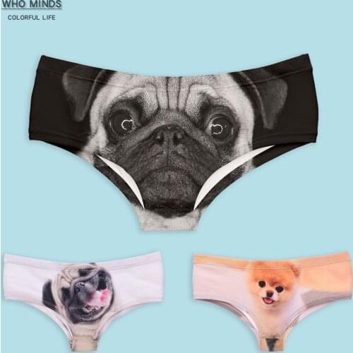 Black Dog Panties Sexy Underwear Women Panties Majtki Damskie Womens Panties Women Thong Cotton Culotte Femme Coton Panties