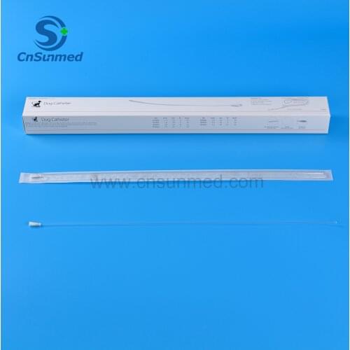 Dog Catheter Closed End Side Holes Urinary Sterile 12pcs/box
