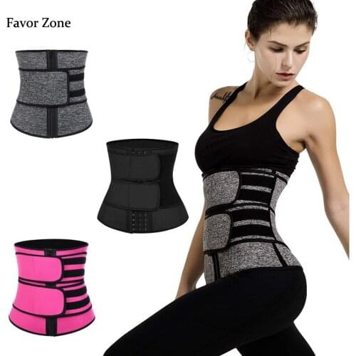 Women Shaperwear Neoprene Waist Trainer Slimming Sheath Corset Steel Boned Body Shapers Tummy Control Trimmer Belt shaping strap