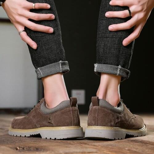 Sneakers oxford plus shoe leather spring size men fashion sport de casual vintage platform mens wear Sneaker designer slip male