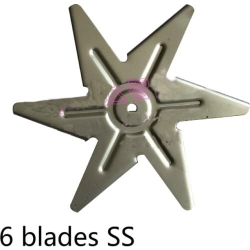 Pellet stove exhaust fan blade impeller fan blade fan impeller blades for pellet furnace/biomass stove 11/6 blades
