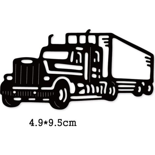 Metal Cutting Dies 4.9*9.5cm big truck 2020 Crafts Stencil For DIY Scrapbooking Paper/photo Cards Embossing Die