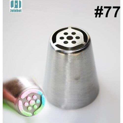 #77Large Size russian style Icing Nozzle Decorating Tip Cupcake Decoration Stainless Steel Pastry Decorating Tips Pastry Tools
