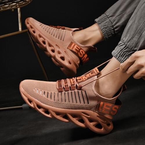 New Running Shoes for Men Outdoor Sneakers Mesh Breathable Gym Walking Shoes Height Increasing Footwear Zapatillas De Deporte