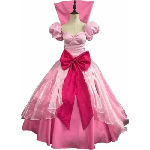 New Arrival Tiana Cosplay Costume Adult Halloween Dress Custom Made