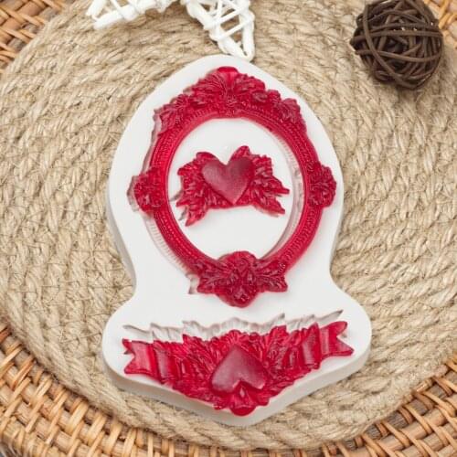 Frame Silicone Mold Fondant Mould Cake Decorating Tools Chocolate Gumpaste Molds Silicone Pastry Mold