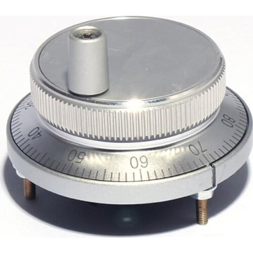 CNC Pulser Handwheel 5V 6pin Pulse 100 Manual Pulse Generator Hand Wheel CNC Machine 60mm Rotary Encoder