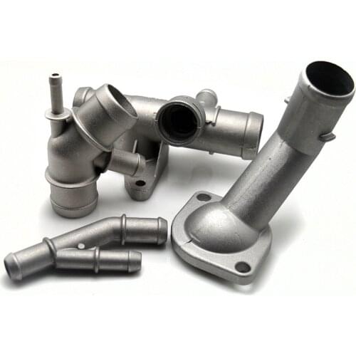 4Pcs Aluminium alloy 1.8T Engine Cooling Coolant Hose Connector Supercharger Pipe For Jetta Golf MK4 Bettle A3 S3 TT Seat Leon