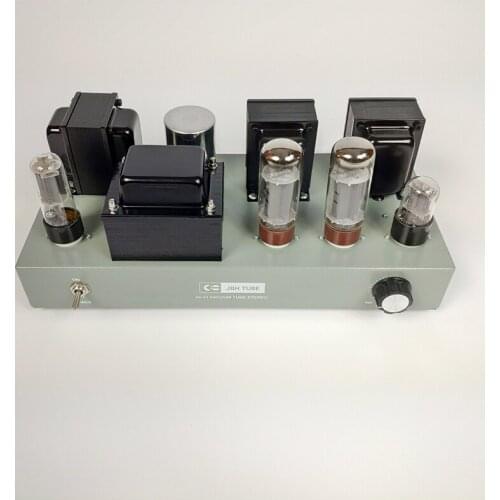 Tube Amplifier Final Version 6N9P + EL34-B Stainless Steel Housing Power Output 2 * 8W AC110V/220V Optional ALPS Potentiometer