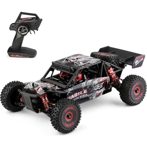 Wltoys 124016 1/12 4WD 2.4G RC Car Brushless Desert Truck Off-Road Vehicle Models High Speed 75km/h Metal Chassis